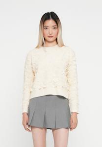 Джемпер ONLY ONLHUA LIFE FLOWER DETAIL O NECK, Birch/Beige