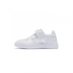 361°KIDS Нескользящие и износостойкие дышащие низкие детские кроссовки для скейтбординга, белые