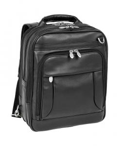 Lincoln Park, 15-дюймовый трехсторонний рюкзак-портфель для ноутбука Mcklein, черный