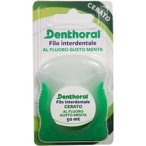 Вощеная зубная нить 50М, Denthoral