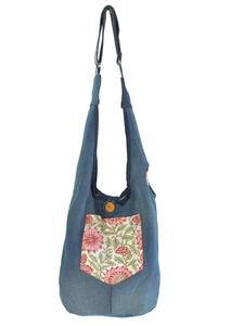 Сумка через плечо Sunsa, Blue Denim