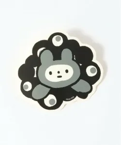 Монохромная вырезанная наклейка Кикко-чан Мякумяку (Нарикири)