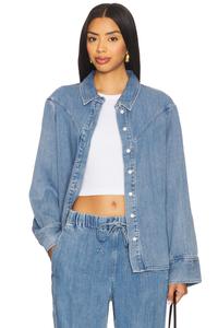 Рубашка Samos от Samsoe Samsoe, denim blue