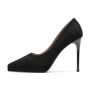 Женские туфли на тонком каблуке и высоком каблуке RoseDoris, Black