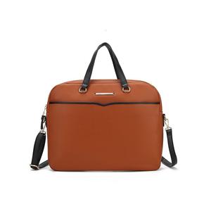 Женский чехол для ноутбука и портфель Mkf Collection Rose от Mia K MKF Collection, цвет Cognac