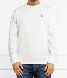 Лонгслив Polo Ralph Lauren классического кроя, белый