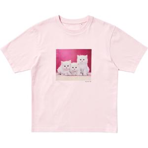 UNIQLO Футболка женская пастельно-розовая