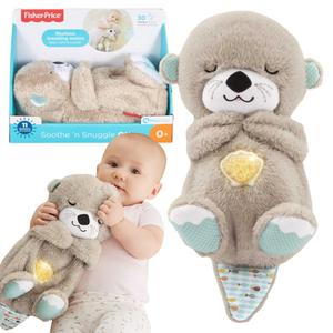 Интерактивная плюшевая спящая выдра Fisher-Price, дышащая игрушка-талисман Inna marka