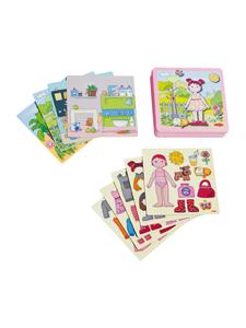 HABA Плюшевые игрушки 'Magnetspiel-Box Anziehpuppe Lilli', мультиколор
