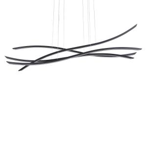 Подвесной светильник Beliani, 17x160x160 см, черный