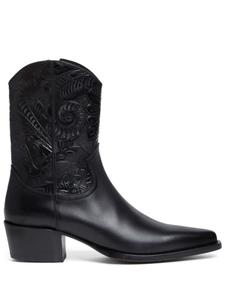 DSQUARED2 кожаные ботинки, черный