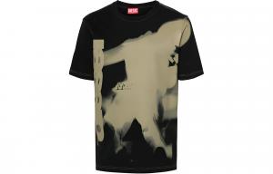 Футболка Cotton T-shirt DIESEL, черный