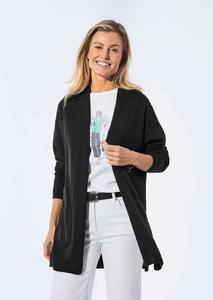 Кардиган GOLDNER Longstrickjacke, черный