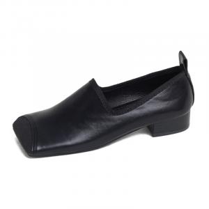 Повседневные однобортные туфли женские JIUXINGDAO, Black