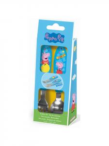 Набор столовых приборов Hooray Metal Ergo, 2 предмета Peppa Pig