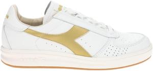 Кроссовки мужские Diadora B.Elite H Italia Sport с перфорацией и шнуровкой, повседневные - белые