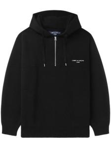 Худи Comme des Garçons Homme с вышитым логотипом, черный