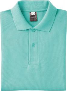 Футболка-поло с коротким рукавом Pantone FNP101, унисекс, с карманами, мятно-зеленый