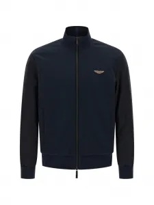 Бомбер на молнии из коллаборации с Aston Martin Boss, синий