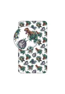 Мягкий постельный комплект Jurassic World из полиэстера, 90x200 + 25 см Cofi, разноцветный