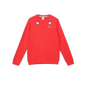 Nike Унисекс-худи красного цвета