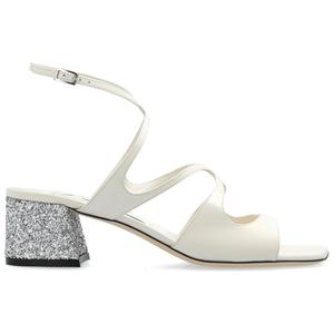 Азилия Однопряжечные Сандалии 4.5 см Женские Белые Jimmy Choo