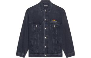 Куртка джинсовая мужская Balenciaga, черный