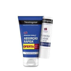 Крем для рук Norwegian Formula с легкой текстурой + бальзам для губ Neutrogena