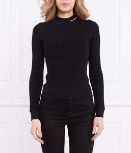 Водолазка женская Karl Lagerfeld однотонная, черный