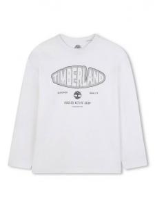 Детская футболка с длинными рукавами Timberland, White