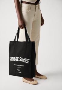 Сумка-тоут PRINT TOTE BAG UNISEX Samsøe Samsøe, черный