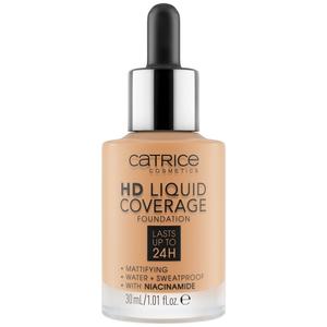 Тональный крем для лица hd liquid coverage Catrice, 034 - medium beige, объем 30 мл
