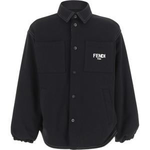 FENDI Куртка черная детская