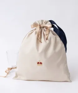 Сумка-шоппер на завязках, размер L (формат А4/сумка для пеленания) Panpantutu, цвет Crown / Champagne