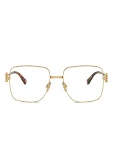 Солнцезащитные очки в квадратной оправе Miu Miu, золотой