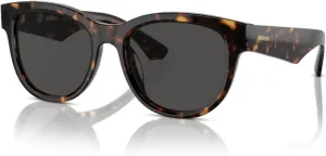 Солнцезащитные очки BURBERRY BE4432U Phantos для женщин + комплект с бесплатным набором дизайнерских очков iWear, Dark Havana / Dark Grey