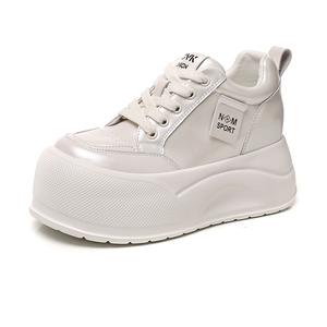 Низкие женские скейтерские кеды POOQ, Ecru