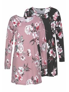 VIVANCE DREAMS Ночная рубашка сиреневого и черного цвета