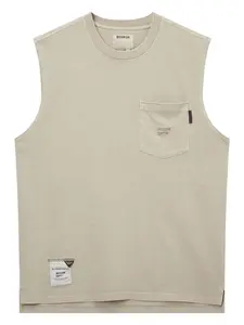 Футболка без рукавов с карманом Musium Div., бежевый
