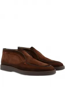 Замшевые дезерты Santoni, коричневый