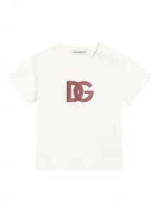 Футболка с логотипом Dolce & Gabbana Kids, белый