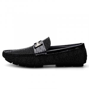 BAGE Мокасины унисекс черные, цвет Black