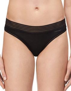 Женские модальные стринги Calvin Klein, Black