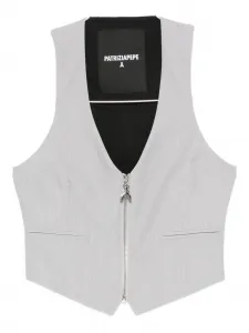 Жилет на молнии Patrizia Pepe, серый