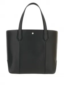 Кожаная сумка-тоут Montblanc, черный