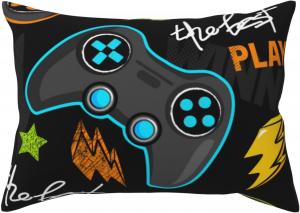 Pevtufa Наволочка Play Game3 с принтом, застежка-конверт Play Game3