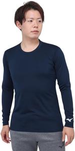 Волейбольная толстовка Mizuno StandardFit V2MAA531 (базовая тренировочная), темно-синий