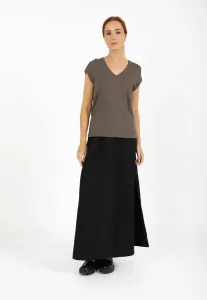 Базовая футболка с v-образным вырезом и сердечком Coster Copenhagen, Dark Mud