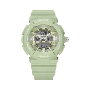 Disney Часы Mickey Series Electronic+Quartz Movement TPU Strap Watch Unisex Gray Dial