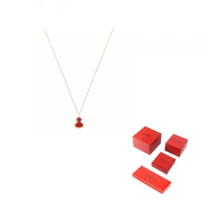 Qeelin 18K Gold Necklaces Women's Red